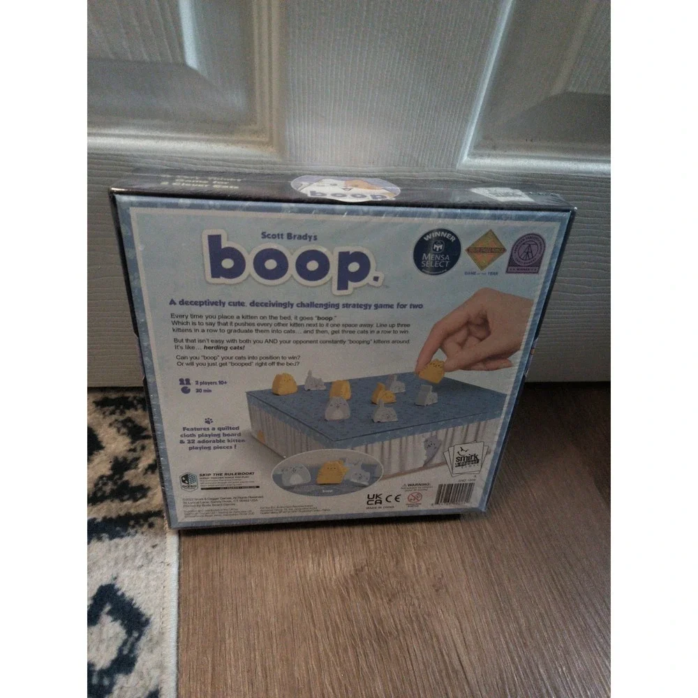 BOOP CAT KITTEN BOARD GAME Smirk & Dagger By Scott Brady NEW SEALED Strategy NIB